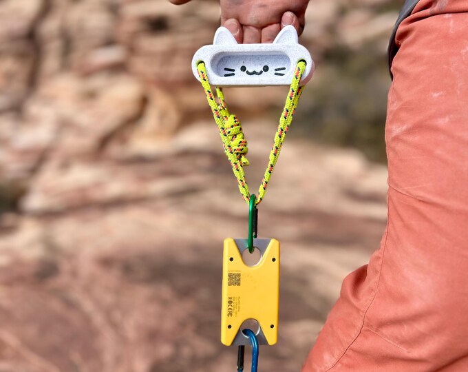 GenkiGrips Portable Hangboard - 20mm Climbing Training Edge